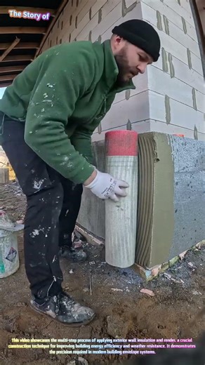 Building Envelope Protection: Exterior Wall Insulation and Rendering Work 🏗️🧱