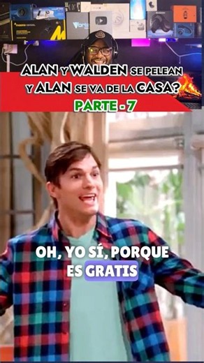 Alan no sabe porque vive en la casa de Walden Serie dos hombres y medio #comedia #humor #series #fun