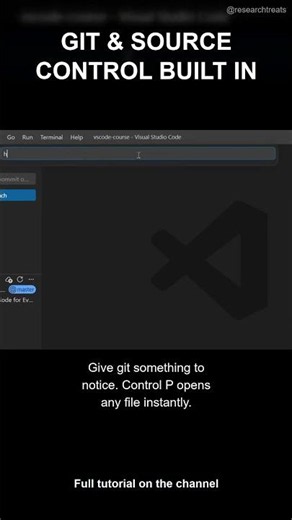 You already have Git inside VS Code. No terminal required. #Shorts