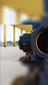 Scope View Reveals Yellow Poles, Then Looks Up at the Sky! #shorts