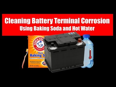Cleaning Battery Terminal Corrosion | Baking Soda and Water