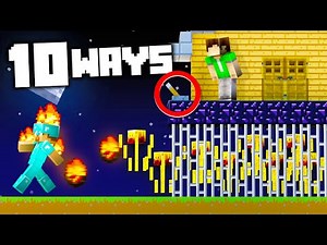 10 Ways to Make The Safest Base in Minecraft!