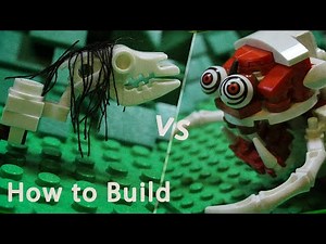 LEGO Long Horse vs Bridge Worm TUTORIAL How to Build TREVOR HENDERSON