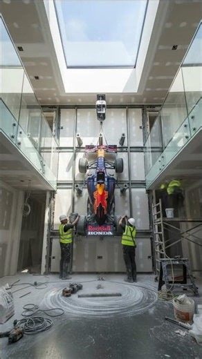 We Built a $10,000,000 F1 Living Room… With a Real Red Bull Car on the Wall 🤯