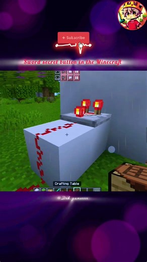sword secret button in the Minecraft #ytstudio #youtube #viralvideo #minecraft #shorts