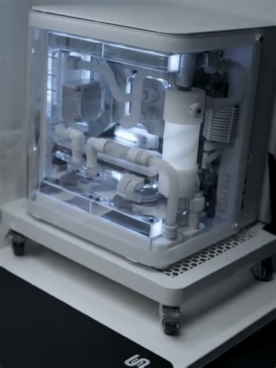 White setup supremacy 🤍Minimal look. Maximum FPS 🔥#WhiteGamingPC#WhiteSetup#GamingSetup#PCBuild