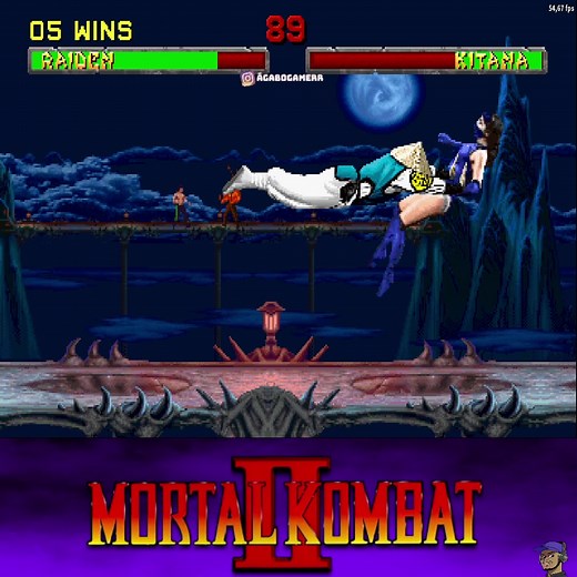 Raiden's Epic Fatality in Mortal Kombat 2 Gameplay