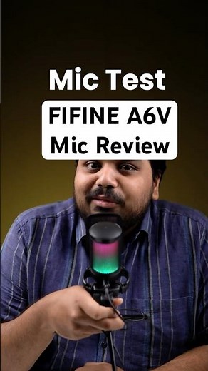 Fifine A6V Mic Test, Review - Best Mic for Streaming, Gaming Under 3000