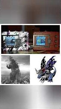 Godzilla 1954 VS Metal Greymon Virus Digimon Color Vpet