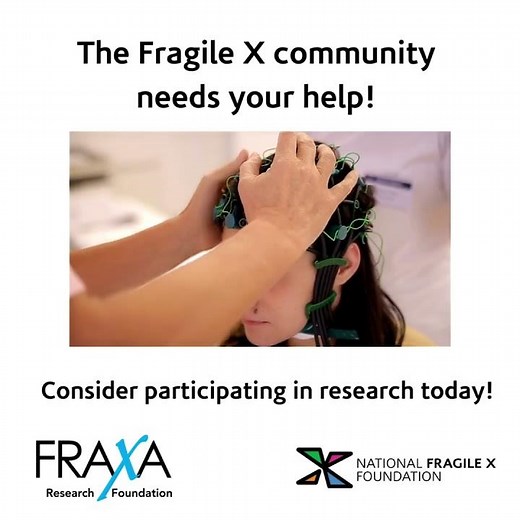 FRAXA and the NFXF encourage families living with #fragilex to participate in clinical trials.