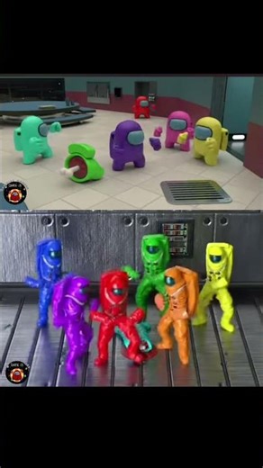 Among us dancing anime and Among us 3d dancing anime #funny #gaming