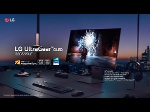 打開遊戲新世代 | 32" LG UltraGear™ 4K UHD Dual-Mode OLED 遊戲顯示器 32GS95UE-B