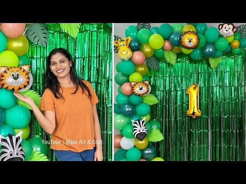Safari Themed Birthday Party Decorations