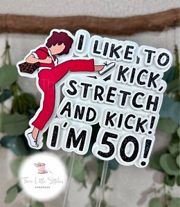 50 Birthday Cake Topper, Personalized Birthday Party Decoration, Sally O’malley - Etsy