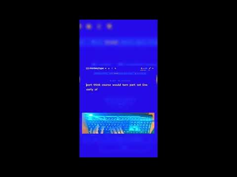 Speed typists on monkeytype