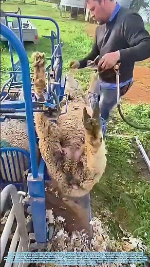 Rotating for Wool: How a Spinning Machine Streamlines Sheep Shearing