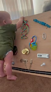 3K views | He was busy all day with it 殺殺殺#busyboard #busyboards #diy #babytoddler #baby | Mollika INN | Facebook