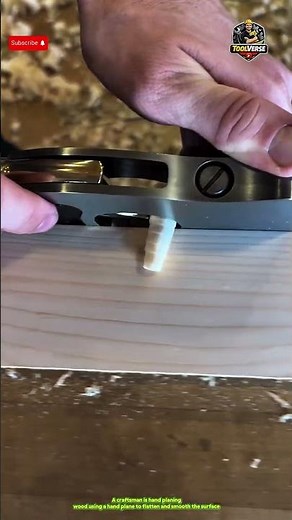Hand Planing Wood to Achieve a Smooth and Flat Surface #handtools