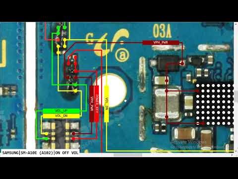 Samsung A10E SM A102 ON OF Volume Solution