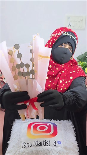 Coin bouquet tutorial easy/ Coin bouquet making at home #ytshorts #craft #shorts #support