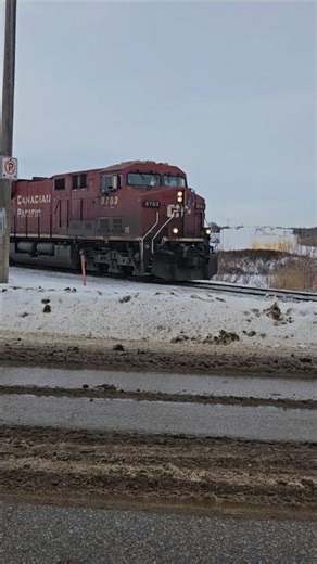 cp 8783 & 8703 duo es44ac my first cp train at 2026 #cp #railway #train ##railfan