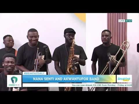 Feel the Rhythm! Nana Senti & Akwantufor Band’s Live Performace on Breakfast Daily