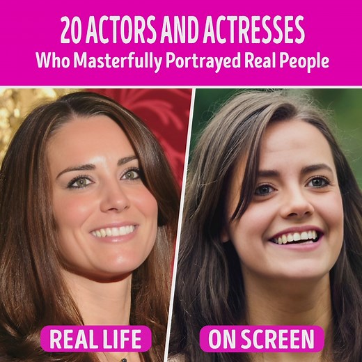 67K views · 281 reactions | 20 Actors and Actresses Who Masterfully Portrayed Real People | CelebRatings | Facebook