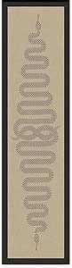 RUGGABLE x Jonathan Adler Machine Washable Modern Runner Rug – Venom Neutral 2.5x10, Stain-Resistant, Non-Slip – Washable Rug for Hallway, Entryway, Living Room & Kitchen–with Cushioned Pad
