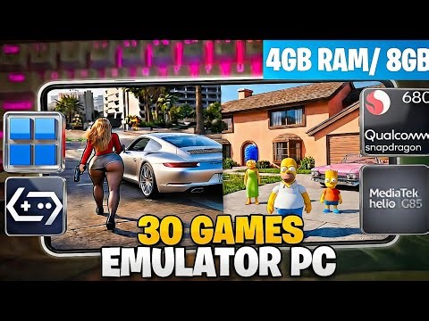30 JOGOS LITE DE PC GAMEHUB & WINLATOR EMULADOR PARA CELULAR FRACO | HELIO G80 & SNAPDRAGON 650+