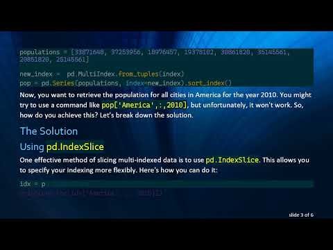 How to Easily Slice a Multi-Indexed Series in Python with Pandas