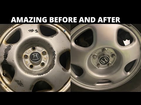 How to restore and paint the steel or aluminum wheels