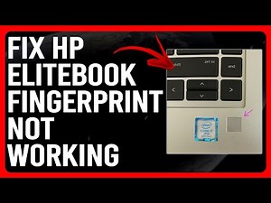 How To Fix HP EliteBook Fingerprint Not Working (Troubleshoot HP EliteBook Fingerprint Not Working)