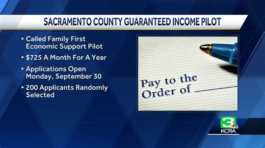 Applications open Monday for Sacramento County guaranteed income program