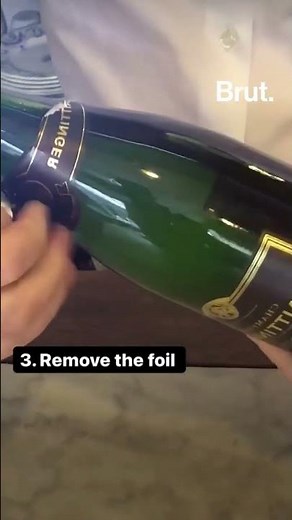 How to Open a Champagne Bottle with a Knife