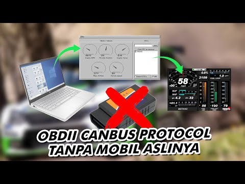 OBD2 CANBUS Simulator Ke Aplikasi Android Tanpa Terhubung ke Converter Maupun Mobil Aslinya