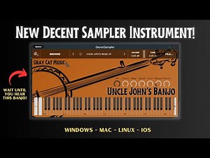 Uncle John's Banjo (Decent Sampler instrument, VST/AAX/AU)