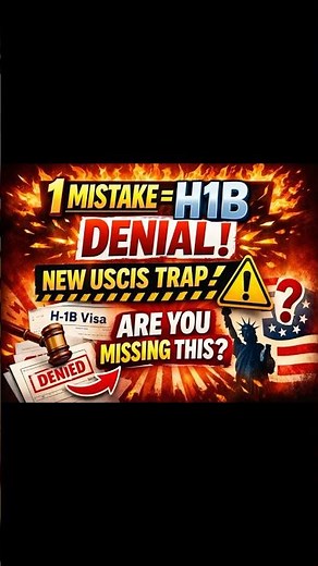 🚨H1B 2026: New USCIS I-129 Trap ⚠️ Don’t Miss This or Get RFE! #h1b2027 #stemopt
