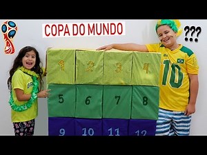 Caixa Surpresa da Copa do Mundo | MARIA CLARA E JP