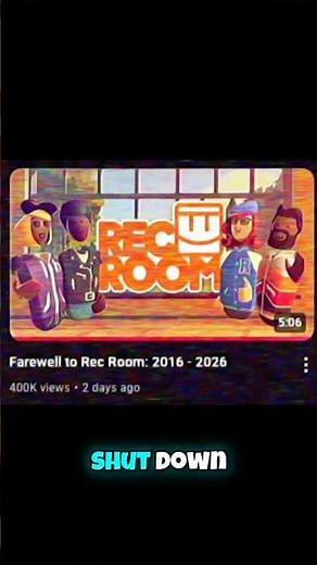 Rec Room is SHUTTING DOWN, So Play THIS FREE VR Game! 🔥