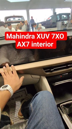 Mahindra XUV 7XO AX7 interior is better than the AX7L top model