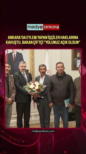 Mine workers protesting in Ankara ended their strike following an agreement.