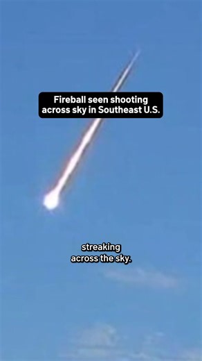 A fireball seen shooting through the sky in the Southeastern U.S. may be a meteorite, according to experts. #fireball #meteorite #southeastus #northcarolina #florida | NBC Chicago