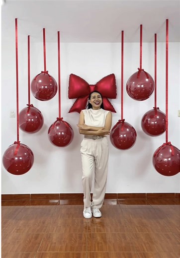 😍 Elegante decoración con GLOBOS COLGANTES 🎈¡Idea fácil y sencilla! 🎈
