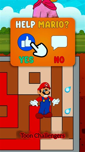 43K views · 974 reactions | Perfect Maze Challenge - Mario to the rescue !  Helping poor Peach navigate this crazy maze like a pro ! | Toon Challengers | Facebook