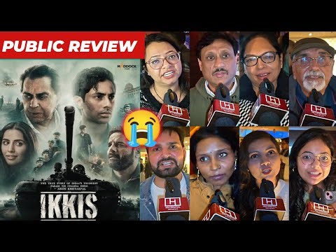 Ikkis Movie Public Review || Dharmendra || Agastya Nanda || Ikkis review || ikkis public review
