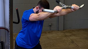 Constructed with high-strength 1-¼” aluminum, Body-Solid Tools Aluminum Cable Attachments feature knurled grips for easy handling throughout workouts and are rust-proof and lightweight giving it distinct advantages over comparable steel cable attachment bars. | Body-Solid