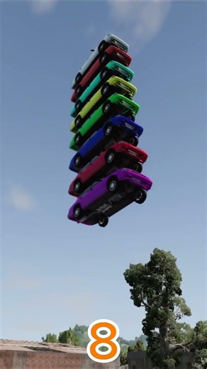 Beam Ng Drive Drop Car Test