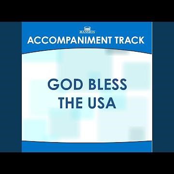 God Bless The USA (Low Key D-E with BGVs)