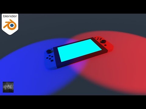How to make a Nintendo switch in blender