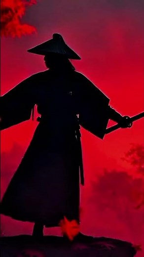 Aesthetic Red Samurai Live Wallpaper (4K)